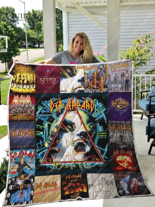 Def Leppard Albums Quilt Blanket For Fans Ver 17