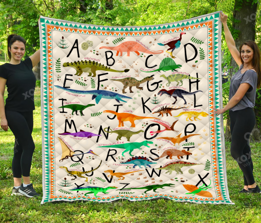 Dinosaur Alphabet Quilt