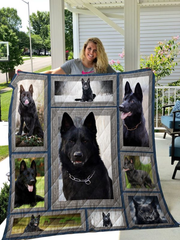 Dog-blanket Quilt-black Germen Shepherd Limited Edition 08192019