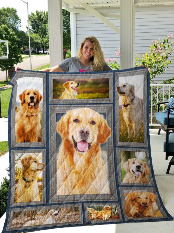 Dog-blanket Quilt-golder Retriever Limited Edition 08192019