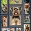 Dog-blanket Quilt-yorkshire Terrier Limited Edition 08192019