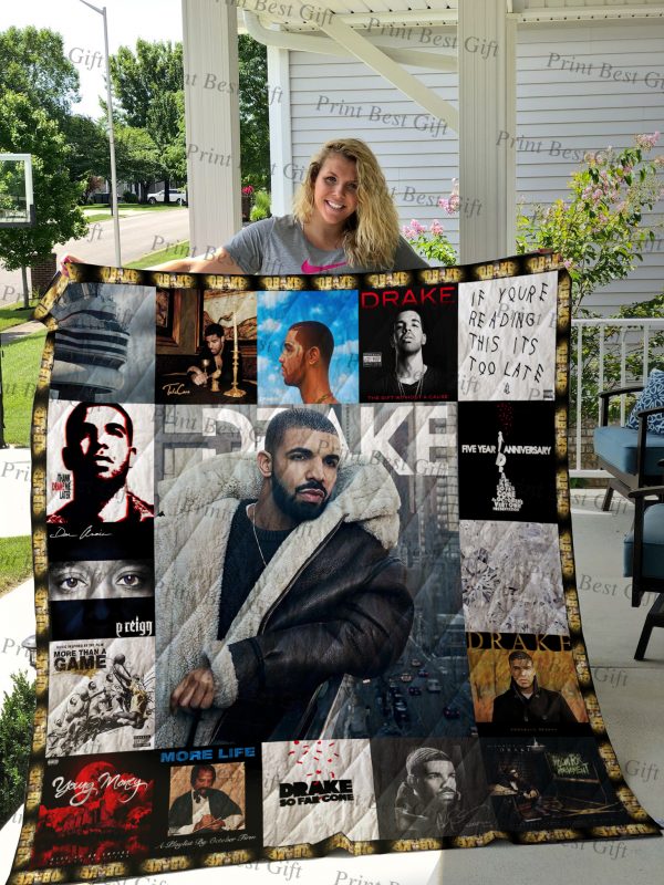 Drake Albums Cover Poster Quilt