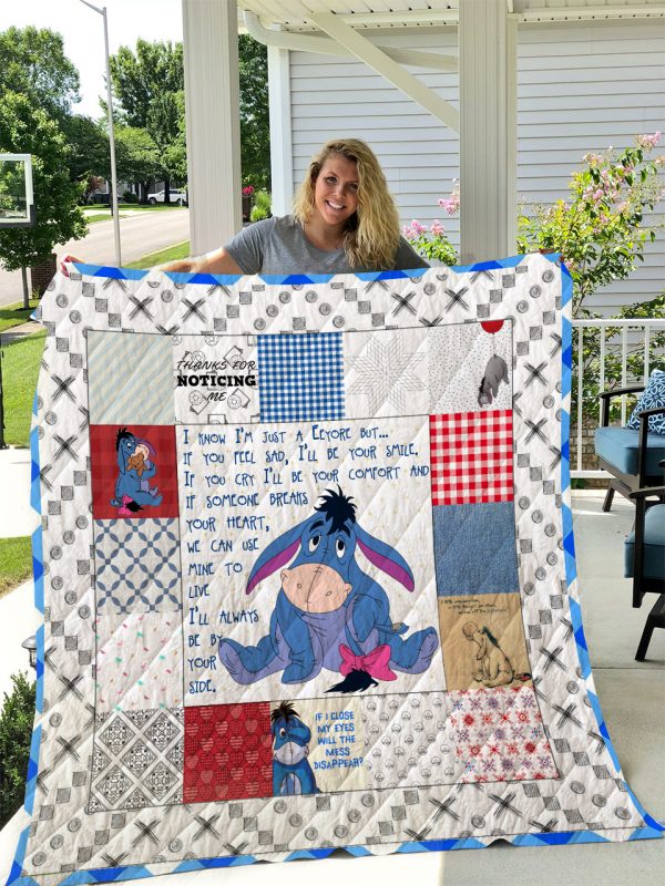 Eeyore Winnie The Pooh Piglet Quilt Blanket