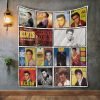 Elvis Presley 3 Album Covers Quilt Blanket