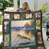 Fishing (fishing On Lake) Quilt Blanket 02