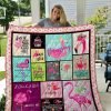 Flamingo Quilt Blanket 01