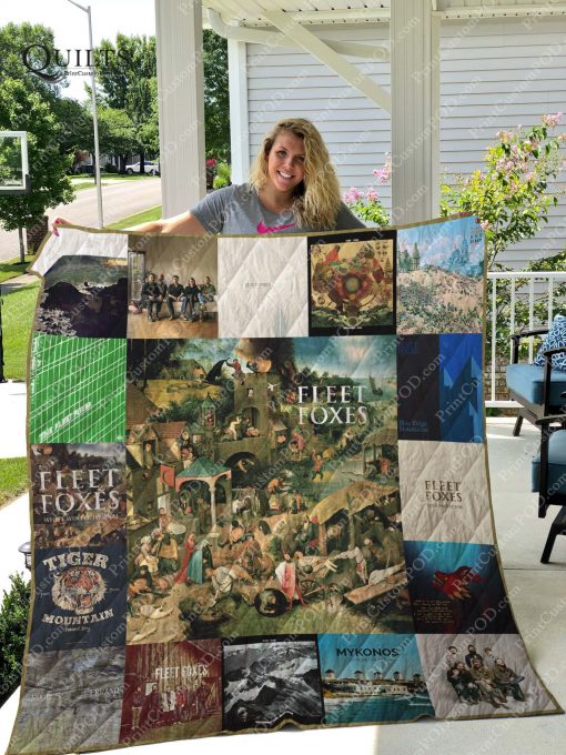 Fleet Foxes Albums Quilt Blanket For Fans Ver 17