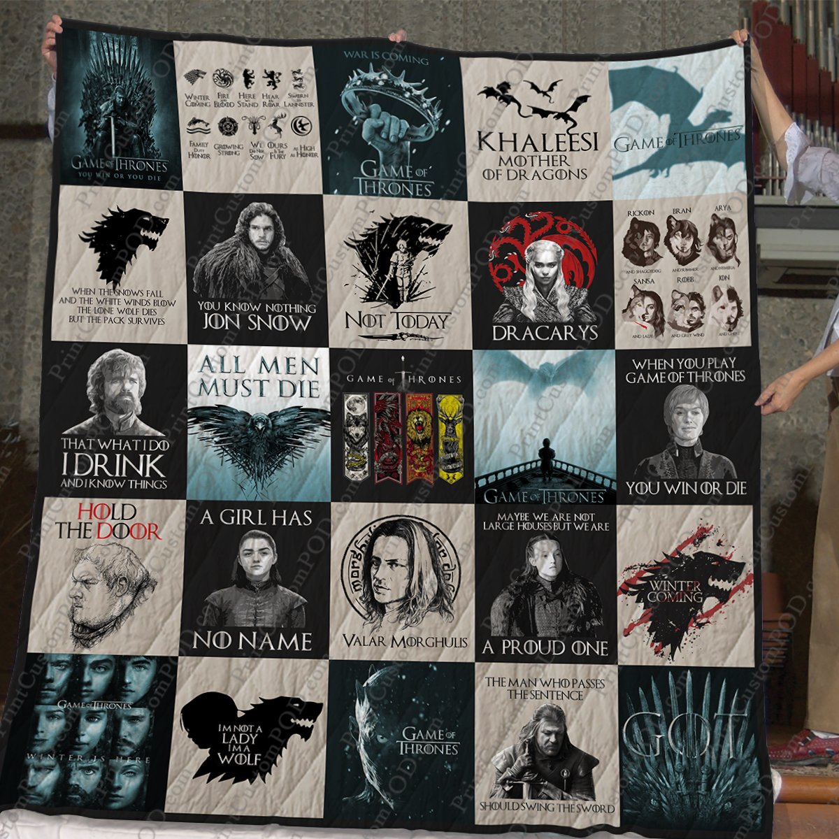 Game Of Thrones T-shirt Quilt - Pick A Quilt