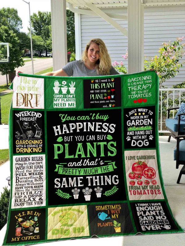 Gardening Printed Blanket 01