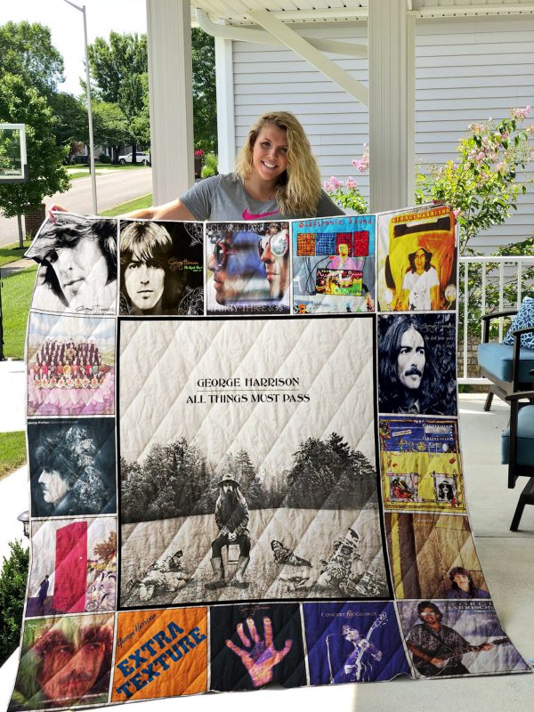 George Harrison Quilt Blanket 01080