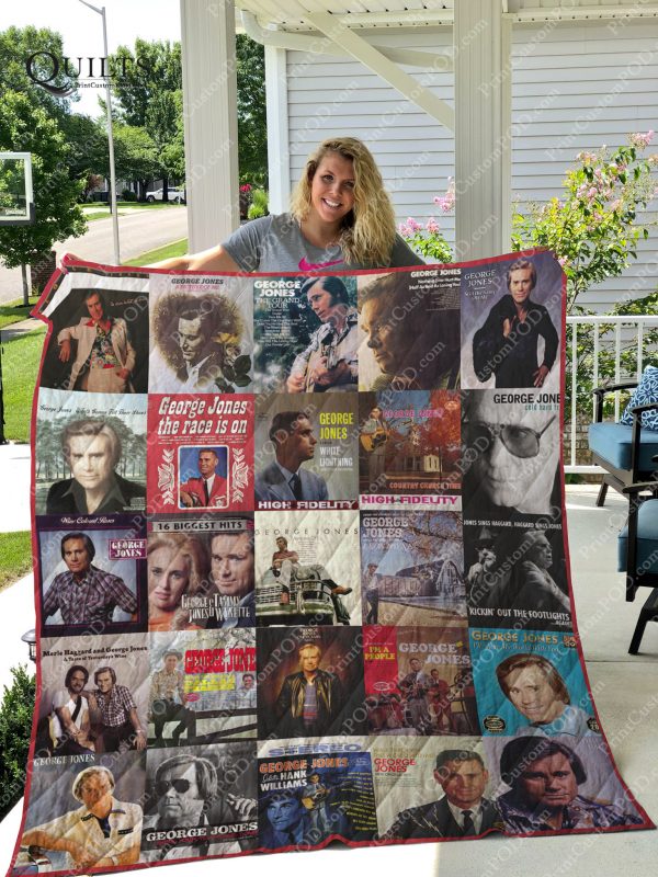 George Jones Quilt Blanket For Fans Ver 25