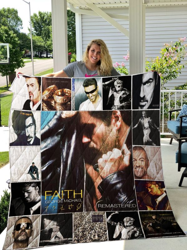 George Michael Quilt Blanket 01081