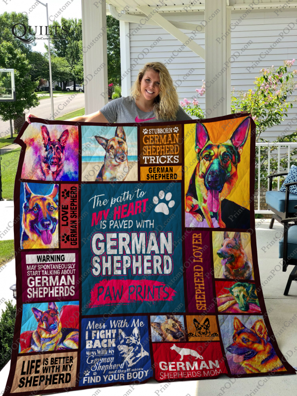 German Shepherd Quilt Blanket