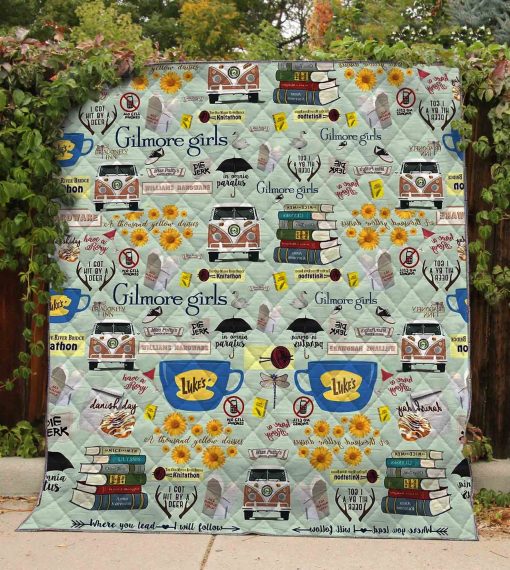 Gilmore Girls Poster Quilt Blanket 02