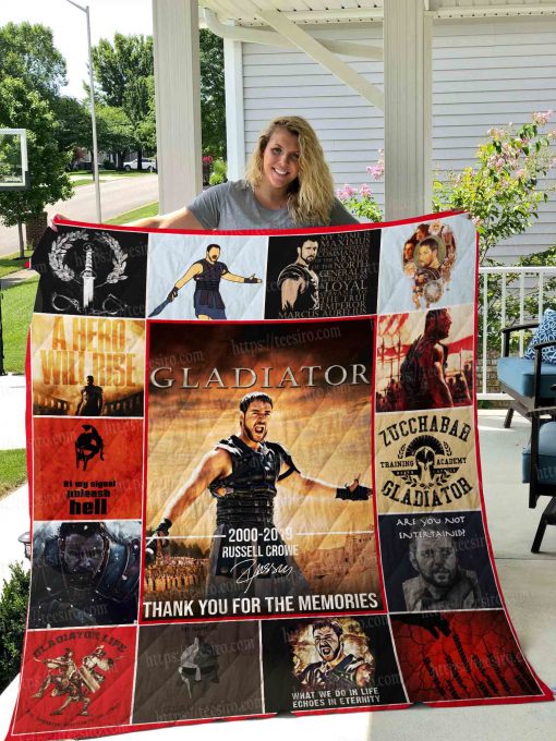 Gladiator Quilt Blanket 01