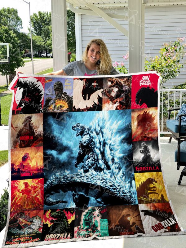 Godzilla Quilt Blanket 0563