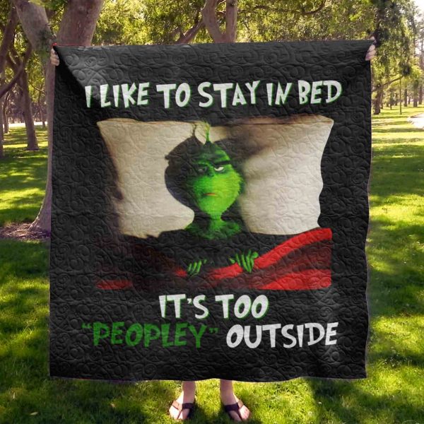 Grinch Quilt Blanket 01