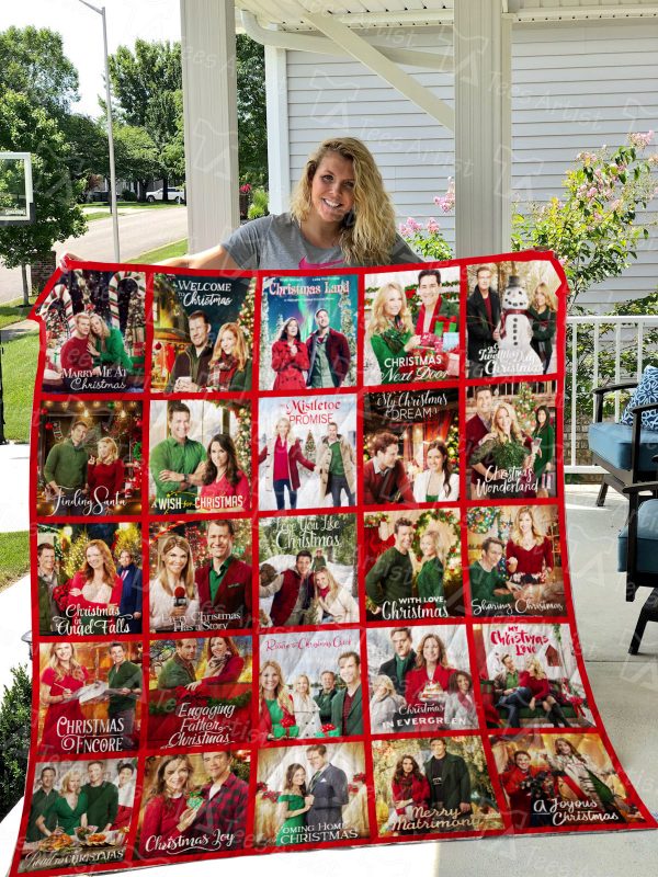 Hallmark Christmas Quilt Blanket 0728