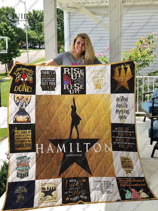 Hamilton (musical) Quilt Blanket For Fans Ver 17