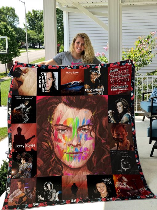 Harry Styles Quilt Blanket