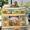 Highland Cow Quilt Blanket 01