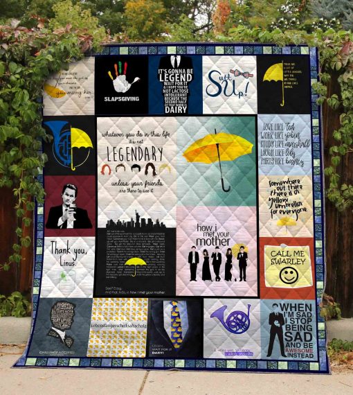 How I Met Your Mother Quilt Blanket 02