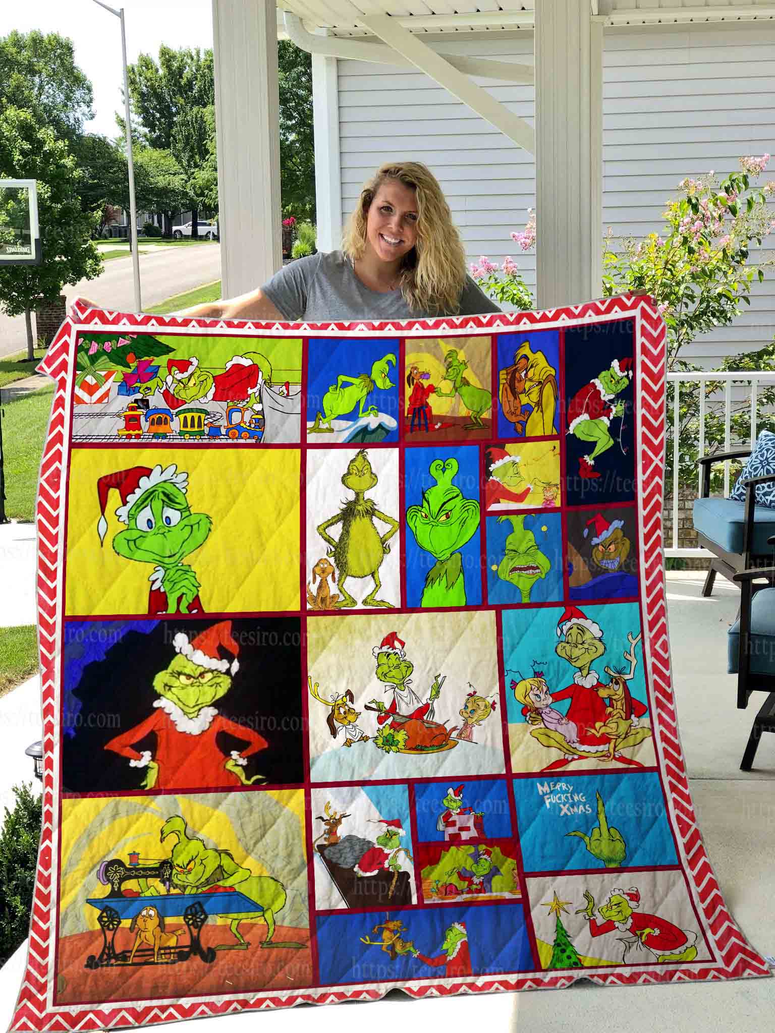 How The Grinch Stole The Christmas Quilt Blanket 01 Pick A Quilt