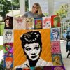 I Love Lucy Portrait Quilt Blanket 03