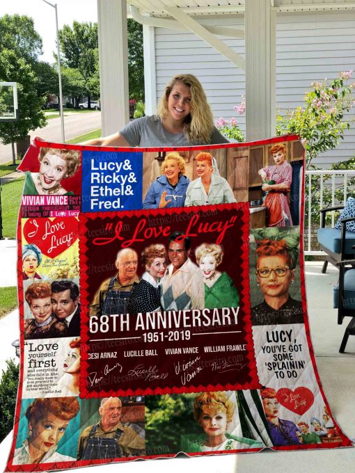 I Love Lucy Quilt Blanket 02