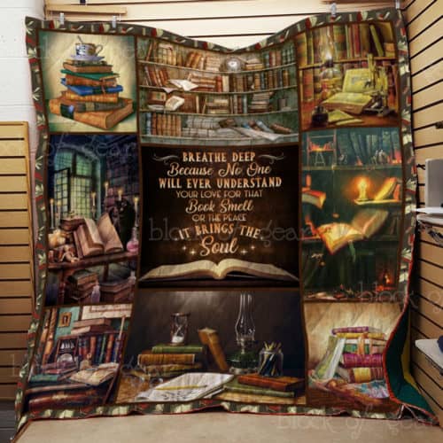 I Love Reading Book Quilt Th442