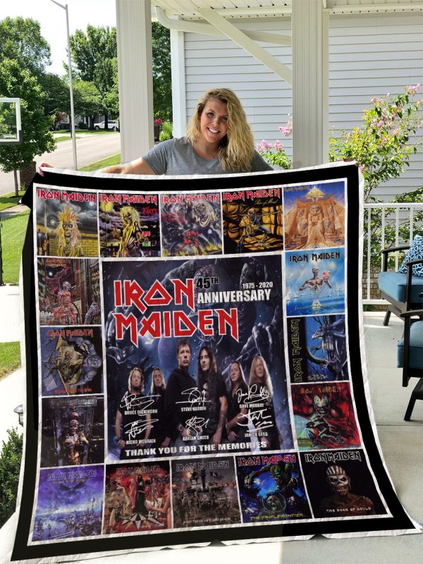 Iron Maiden Quilt Blanket I1d1