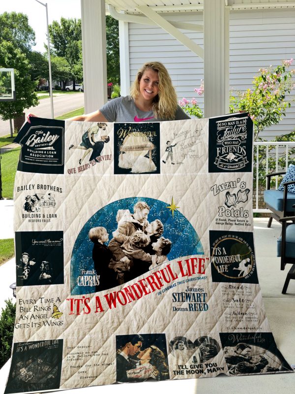 It’s A Wonderful Life Poster Quilt