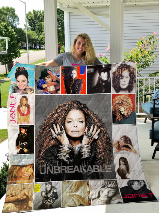 Janet Jackson Quilt Blanket