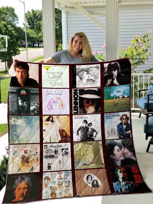 John Lennon Quilt Blanket 02