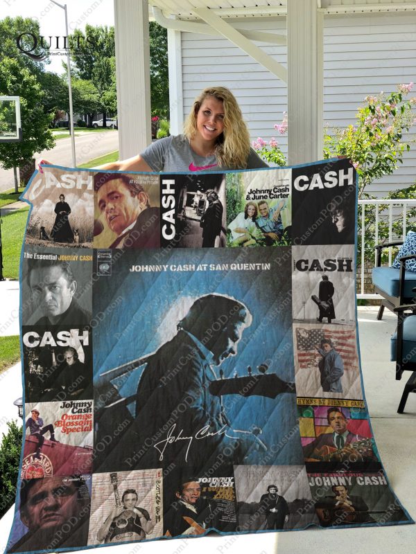 Johnny Cash Blanket For Fans Ver 17