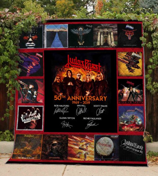 Judas Priest Quilt Blanket 01