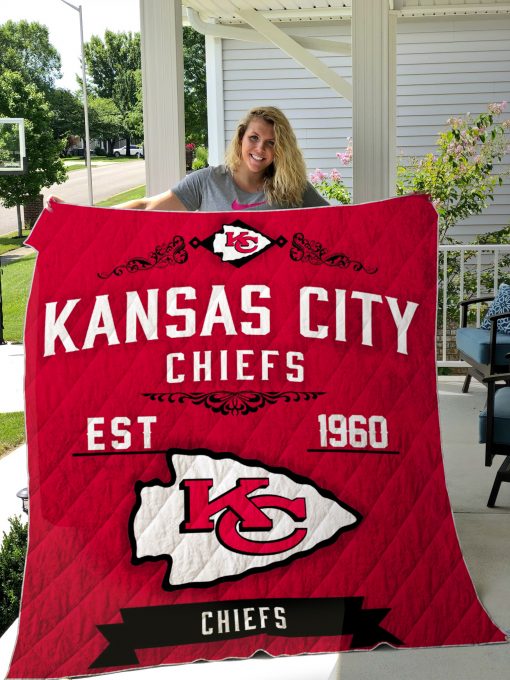 Kansas City Chiefs Quilt Blanket 05