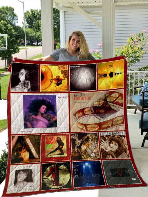 Kate Bush Quilt Blanket 01