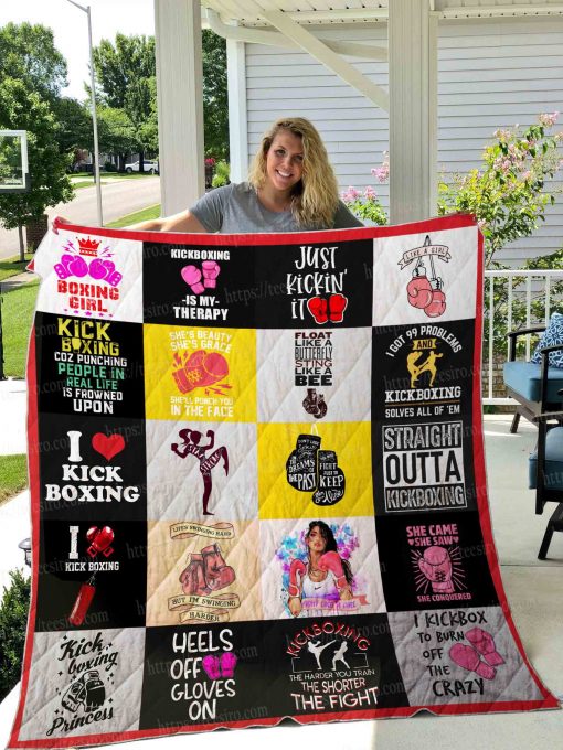 Kickboxing Quilt Blanket 01