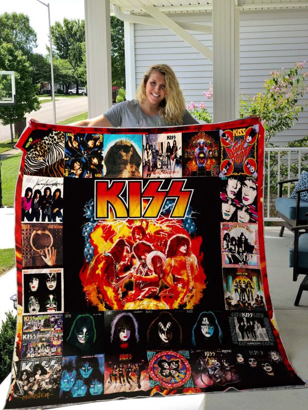 Kiss Band Quilt Blanket