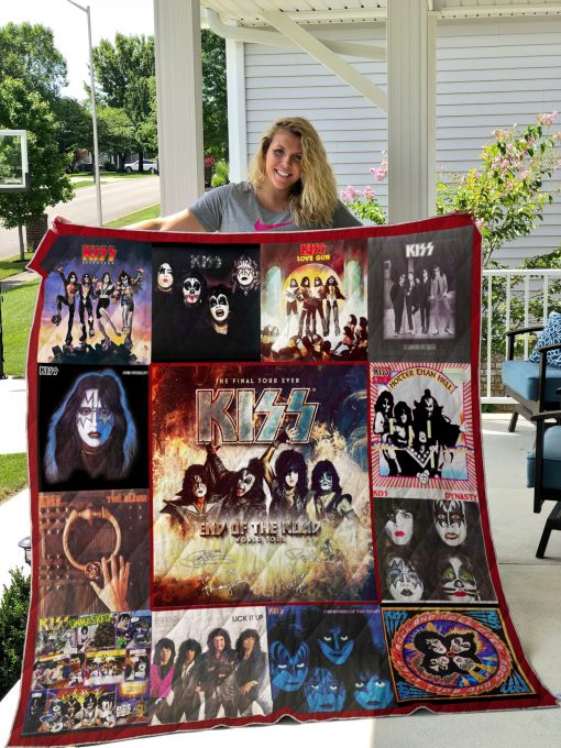 Kiss End Of The Road World Tour Quilt Blanket