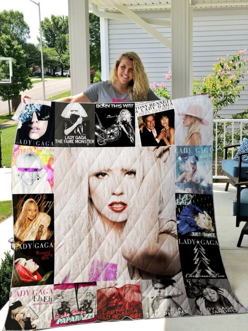 Lady Gaga Quilt Blanket