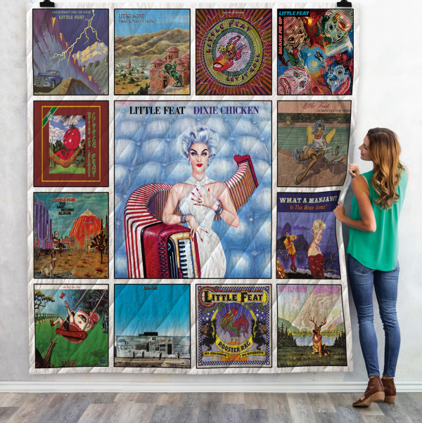 Little Feat Albums Quilt Blanket Ver13