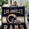 Los Angeles Rams Quilt Blanket 01