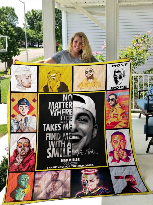 Mac Miller Quilt Blanket 03