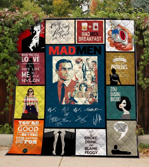 Mad Men Quilt Blanket 01