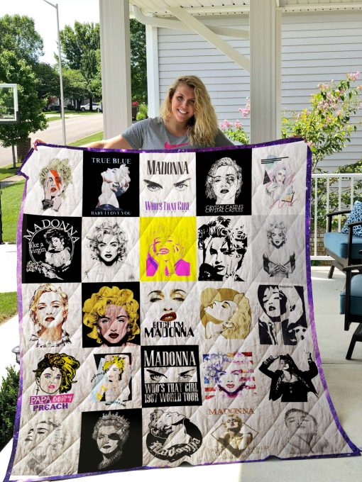 Madonna T-shirt Quilt Blanket