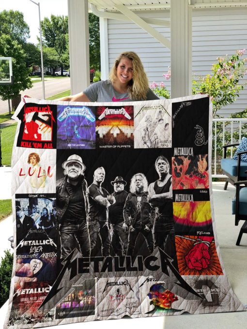 Metallica Quilt Blanket For Fans