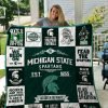 Michigan State Spartans Quilt Blanket 01