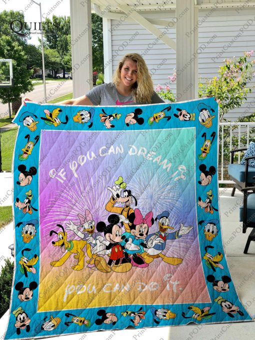 Mickey Mouse Inspire Quilt Blanket